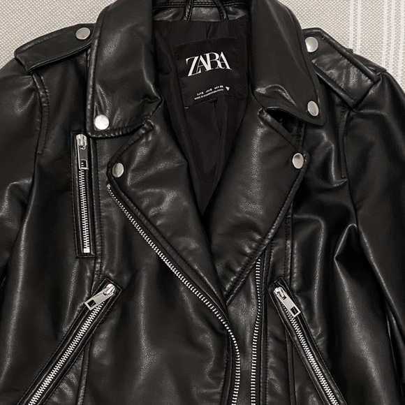 Zara leather jacket - Picture 2 of 2